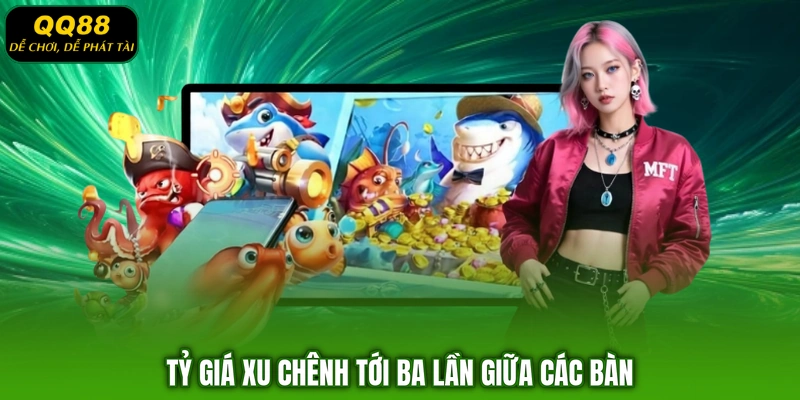 Tỷ giá xu chênh tới ba lần giữa các bàn